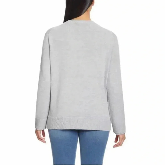 Ella Moss Women's Crewneck Cozy Long Sleeve Sweater - Picture 2 of 11